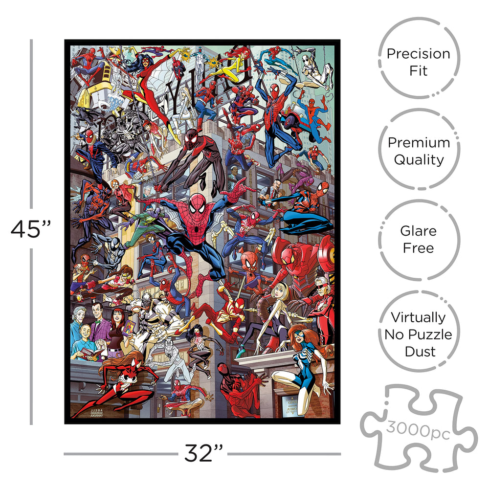 AQUARIUS 3000-piece puzzle pieces bag ready for assembly
