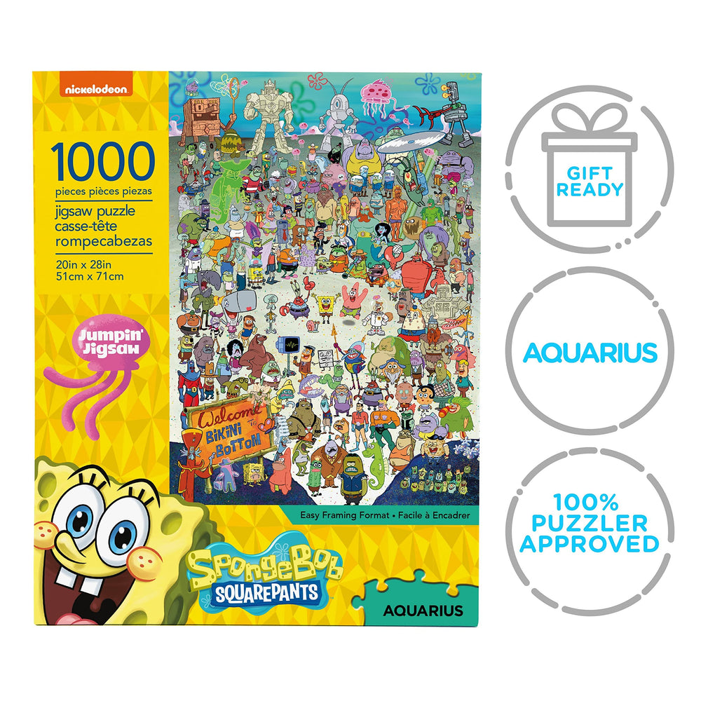 Aquarius SpongeBob puzzle official licensing reassures quality and collectible value.