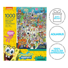 Aquarius SpongeBob puzzle official licensing reassures quality and collectible value.
