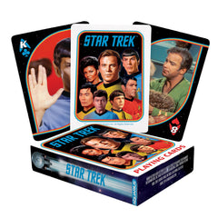 Aquarius Star Trek Original Series playing cards front showcase iconic imagery for fans