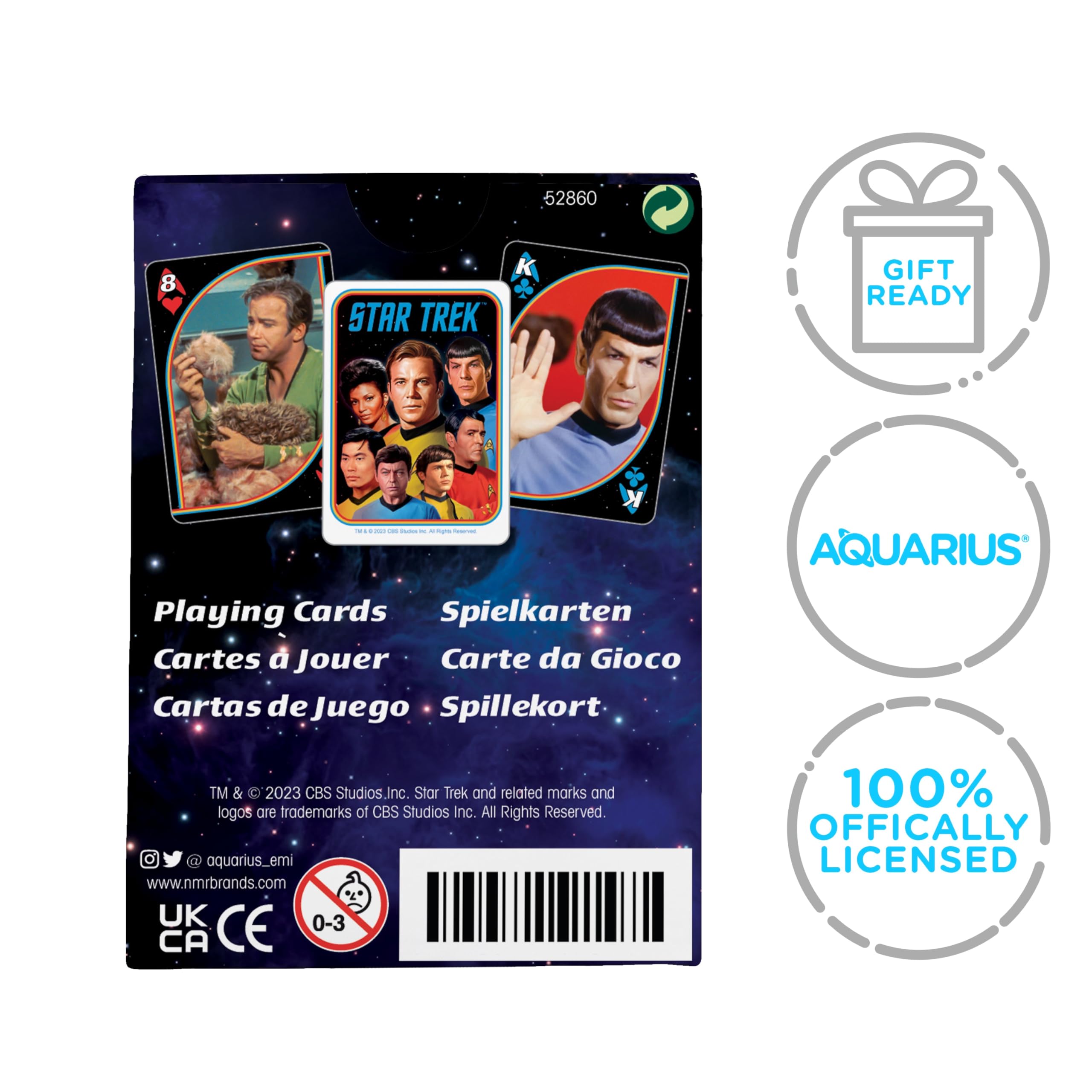 Aquarius Star Trek Original Series starship artwork card design for display
