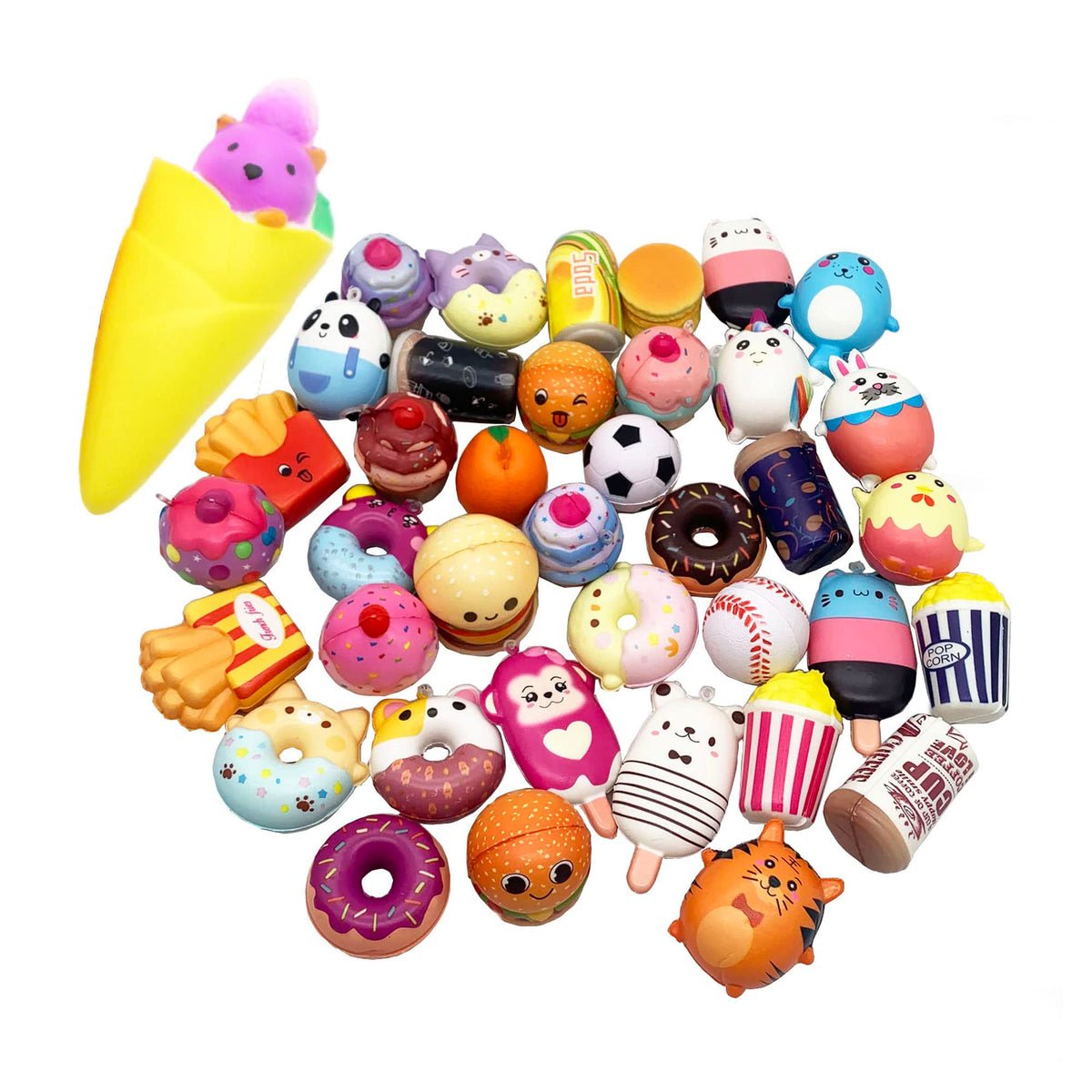 Aqueens jumbo panda bun squishy with smooth texture for stress relief