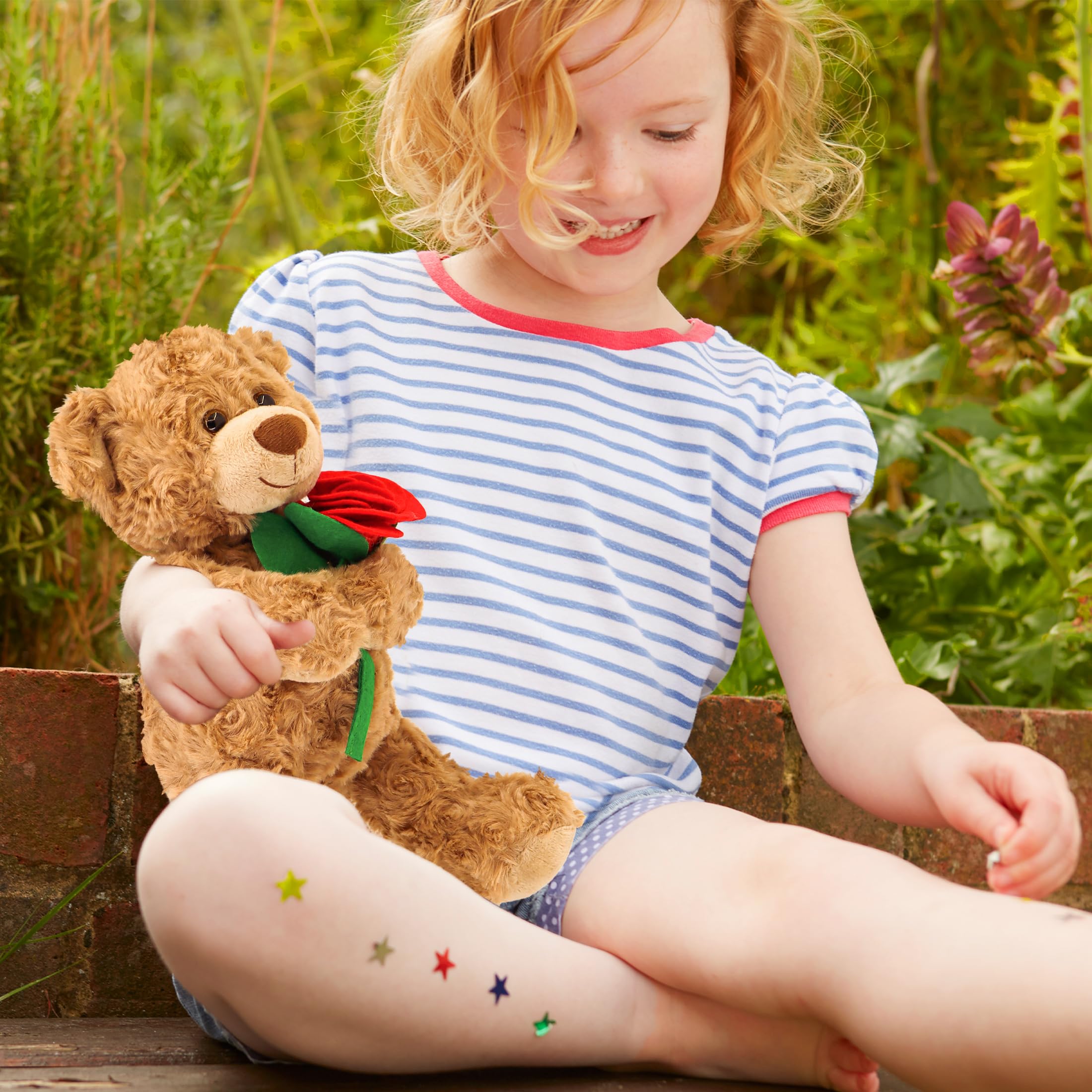 Aqushymallow Cow 13-inch teddy serves as a portable cuddly companion.