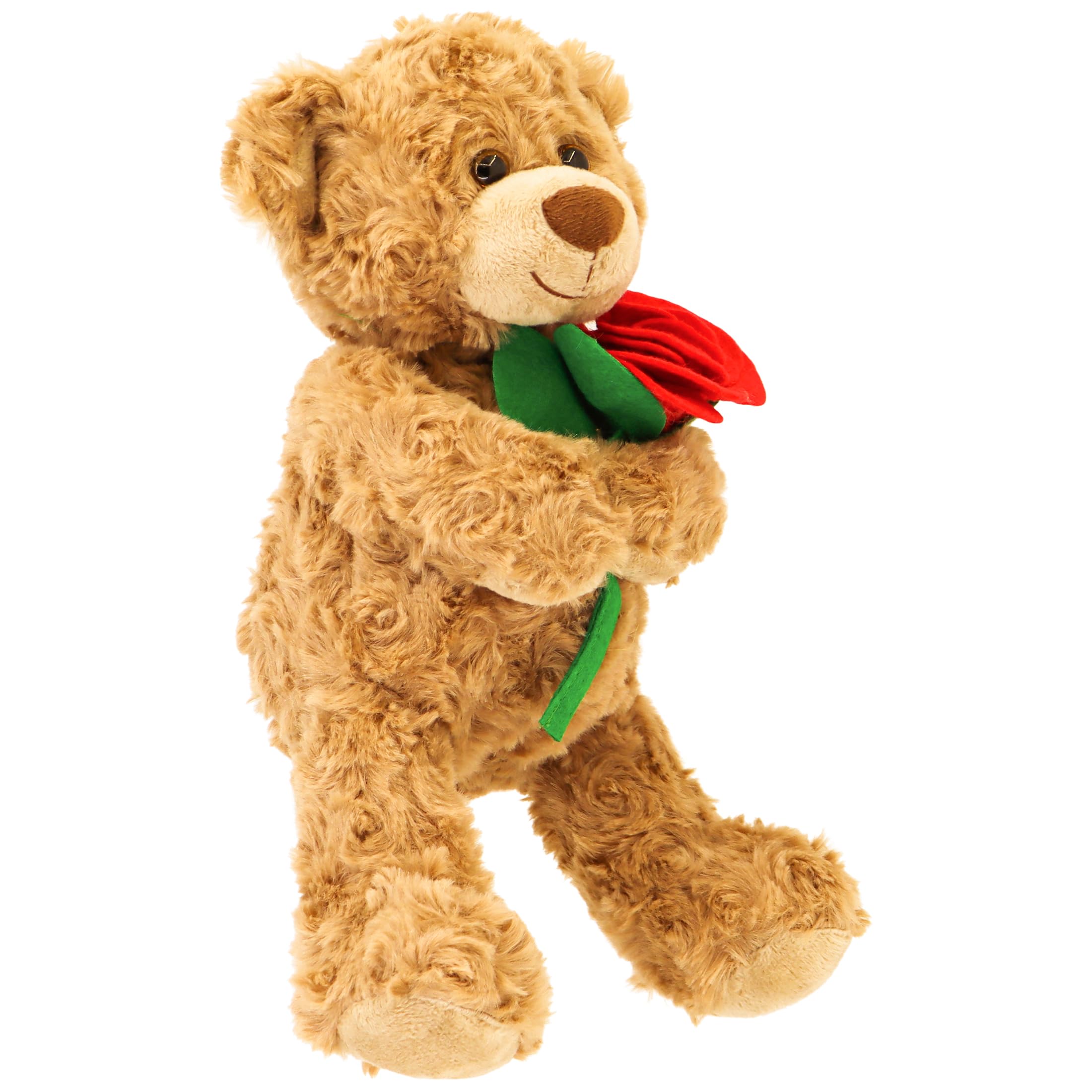 Aqushymallow Cow teddy with heart motif, ideal for anniversaries.