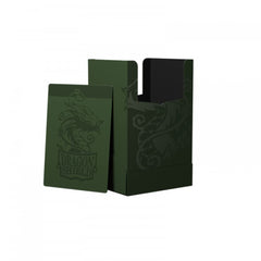 Arcane Tinmen Dragon Shield Deck Shell forest green exterior, deep cut-out for easy card access.
