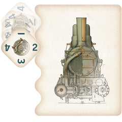 Arcane Wonders Furnace board-art featuring industrial buildings.