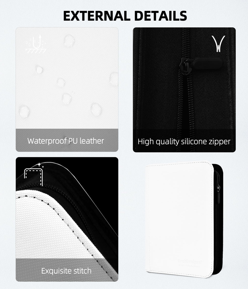 ARCHIVALPRO Premium Trading Card Binder 16-pocket with 1024 slots, large collection