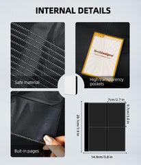ARCHIVALPRO Premium Trading Card Binder 20-pocket with 1280 slots, extensive catalog