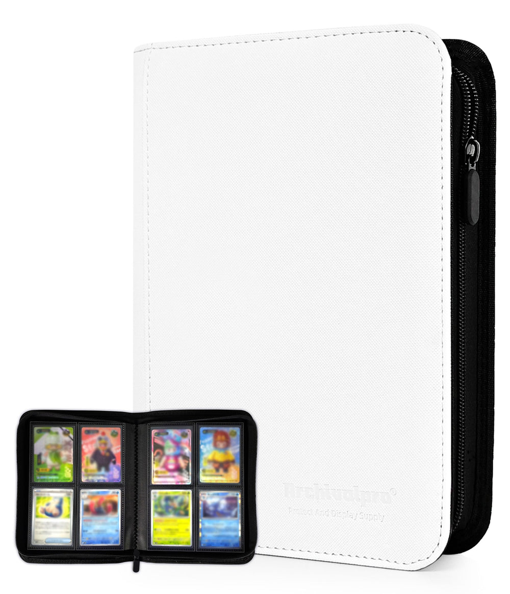 ARCHIVALPRO Premium Trading Card Binder 4-pocket with 160 slots, organized and visible
