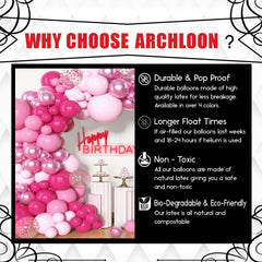 Archloon glue dots and ribbon to customize your garland with ease.