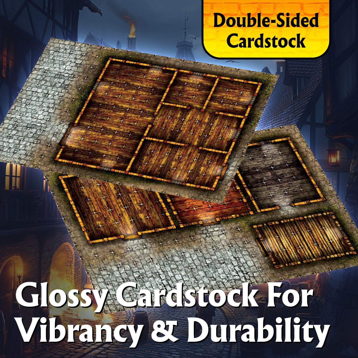 Arcknight Cobblestone City map alleyway offers tight-quarters tactical setups.
