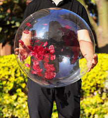 Aredpoook 12-pack bubble balloons for elegant large-scale decor.