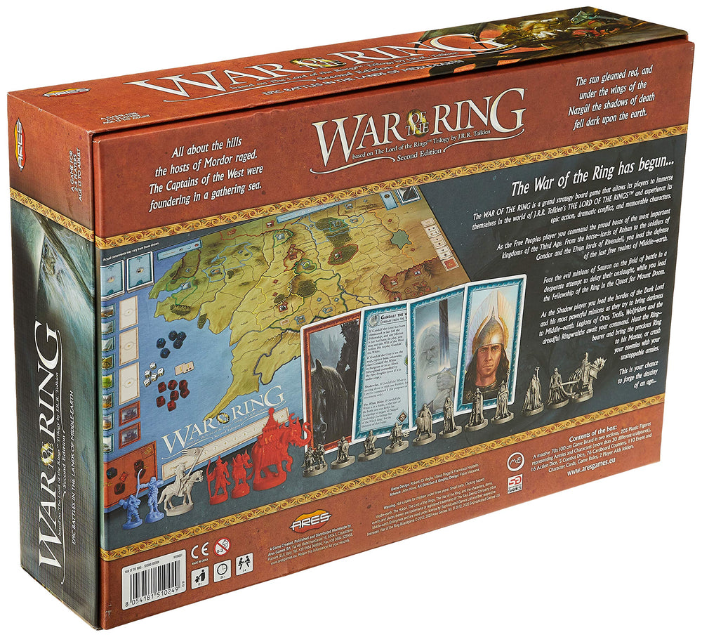 Ares Games War of the Ring 2nd Edition collection of miniatures ready for epic conflict