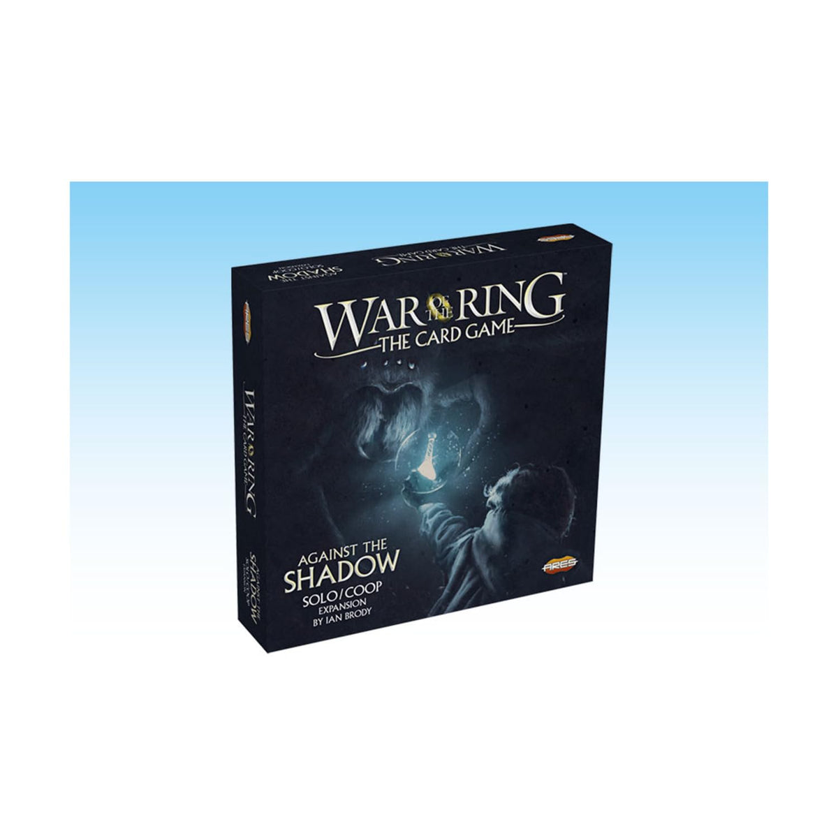 War of the Ring Card Game – Against the Shadow box cover, ideal for solo and cooperative adventures.
