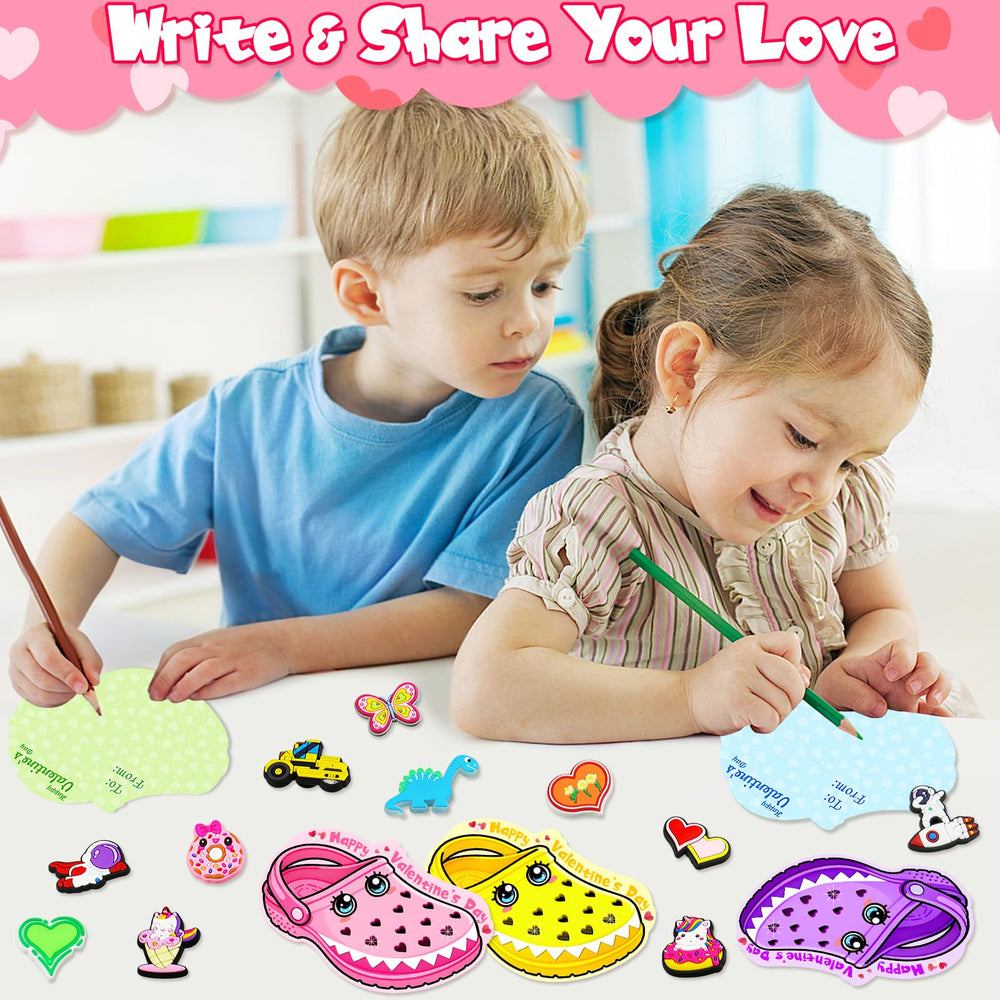Arfun boy and girl decorations with hearts, dinosaurs, and spaceman accents.
