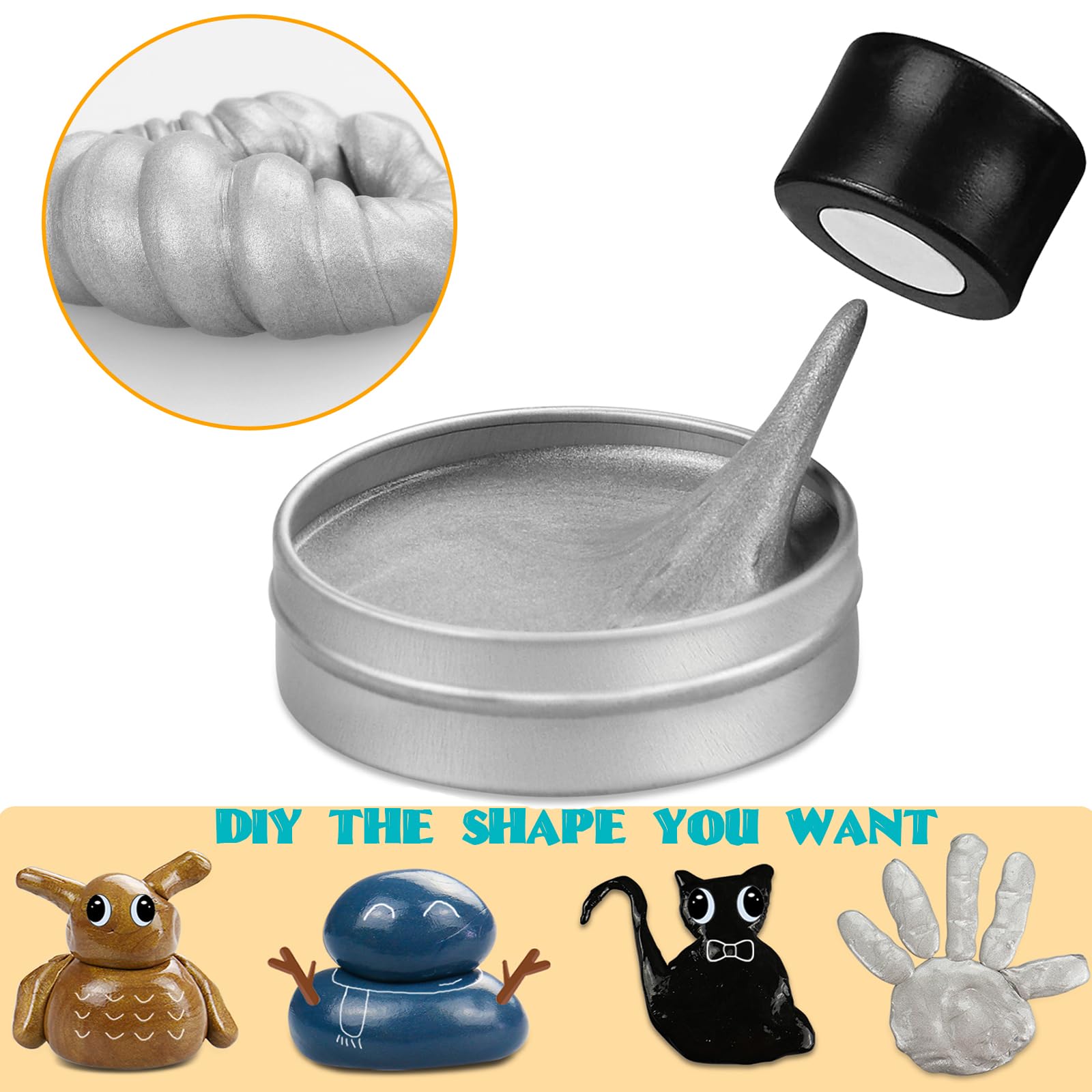 Arfun magnetic slime putty kids playing scene promoting educational, imaginative fun.