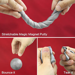 Arfun magnetic slime putty magnet interaction highlights strong magnetic pull for hands-on exploration.