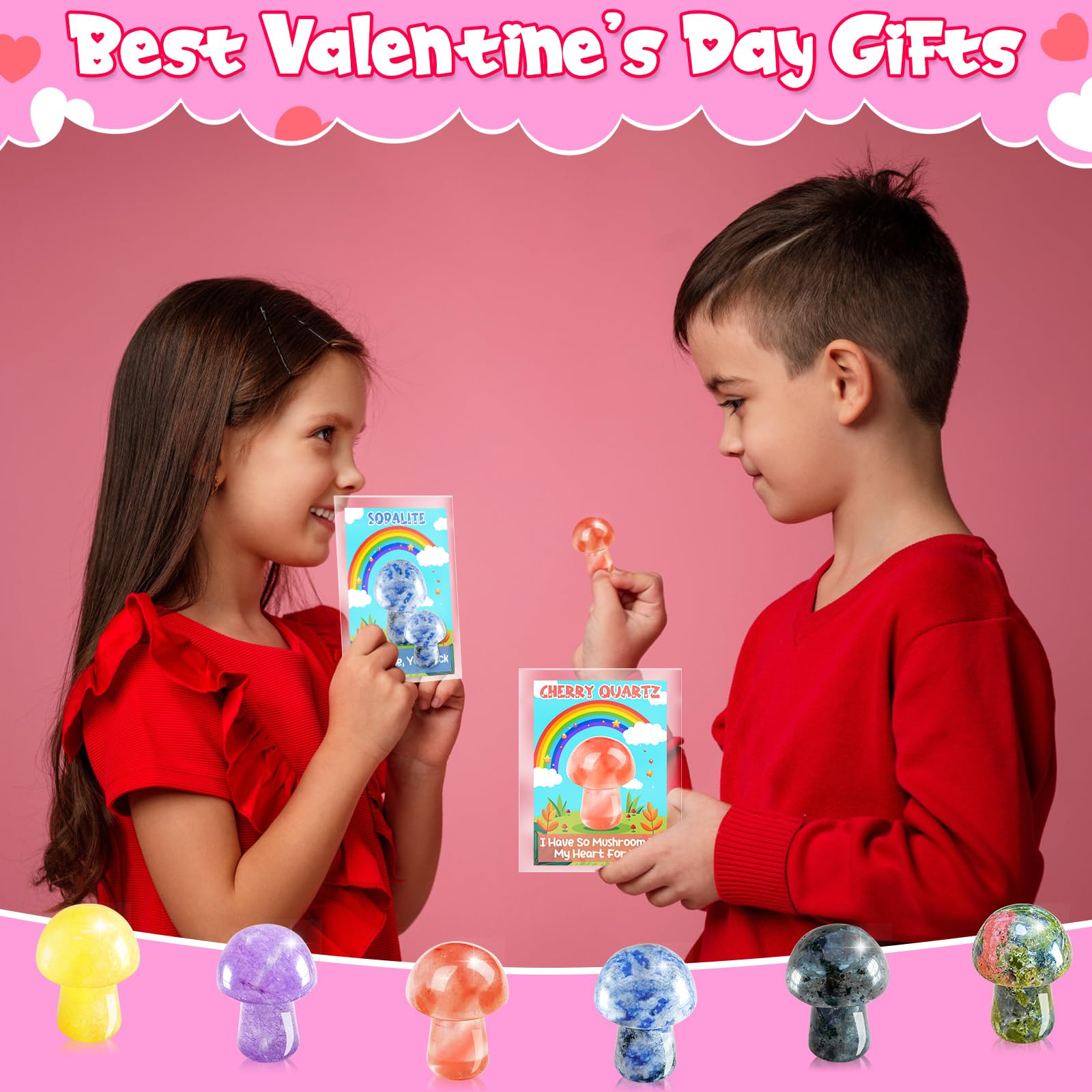 Arfun six-different-gem-types showcase gemstone variety for learning and discussion.