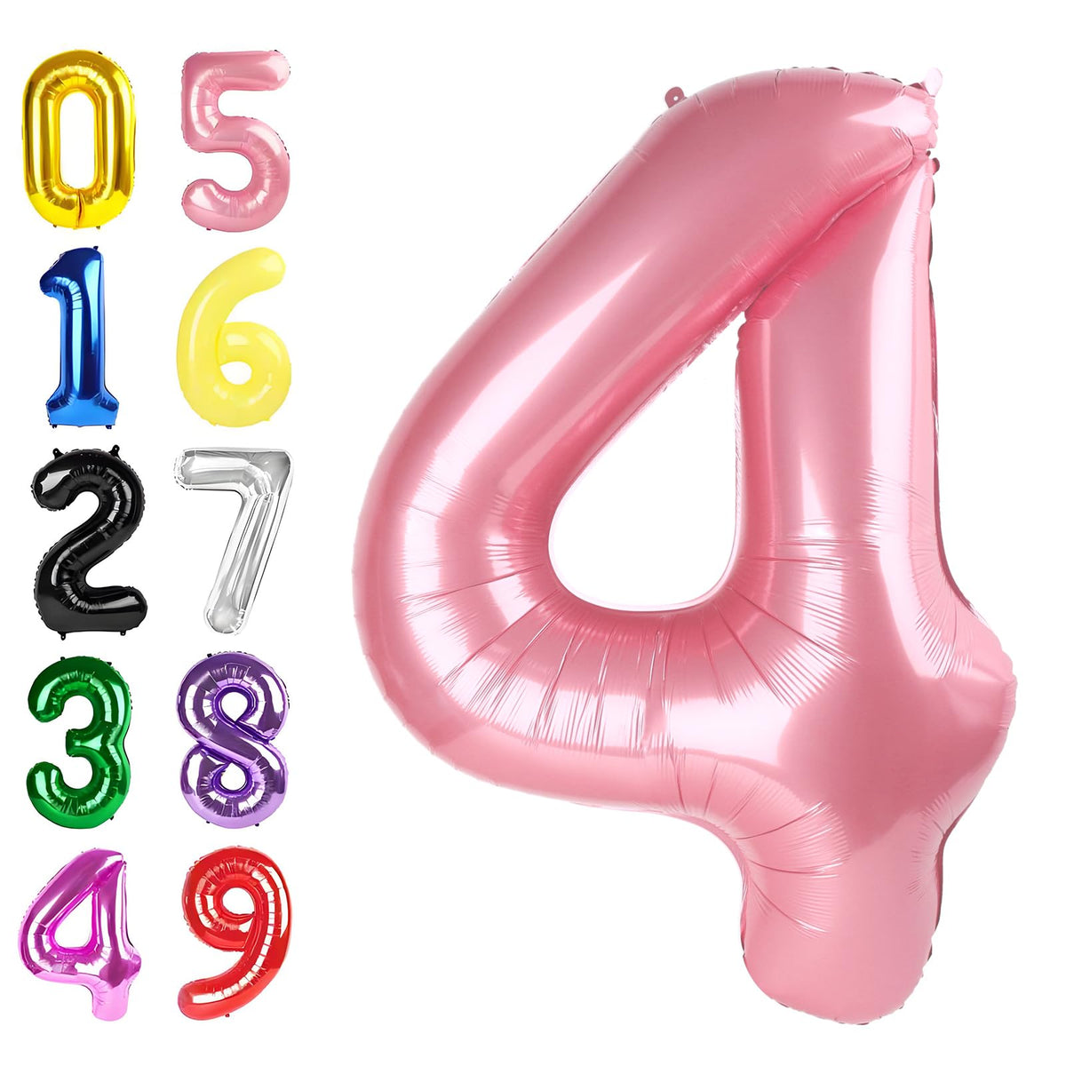 Argthjy 40-inch pearl pink foil balloon for bold birthday decor.