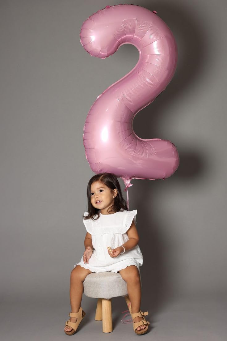 Argthjy 40inch-balloon-number close-up showcases bold foil shine.