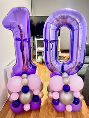 Argthjy 9 foil balloon is easy to inflate with included straw for quick setup.