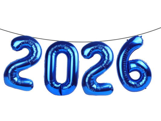 Argthjy dark blue 2026 balloon number-20 creates bold party backdrops for birthdays