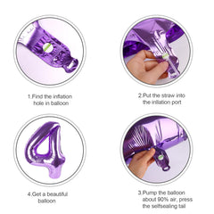 Argthjy large 9 balloon creates eye-catching focal point for New Year or milestone events.