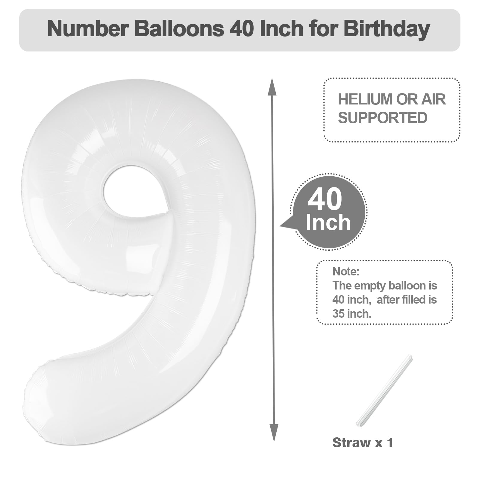 Argthjy number-9 green foil balloon complements festive decor and scenes