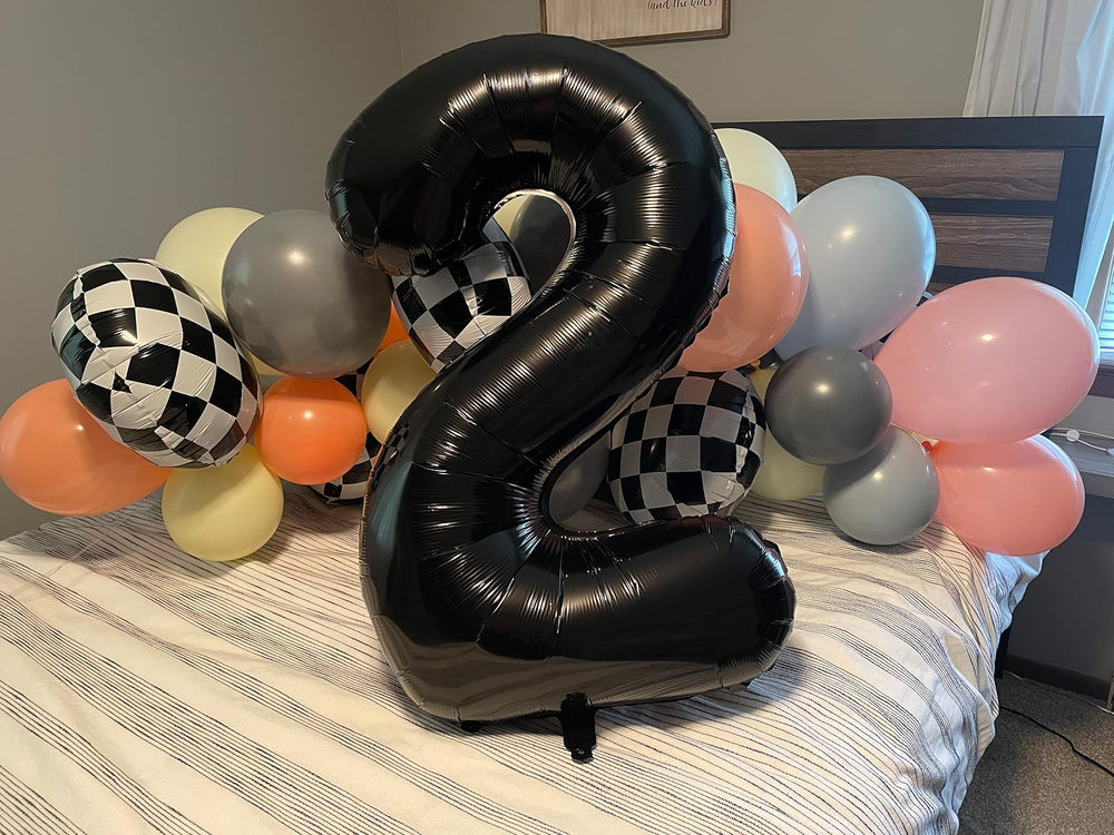 Argthjy photo backdrop balloon number perfect for memorable shots.