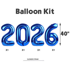 Argthjy red 2026 balloon number-20 vibrant foil decor for festive photo moments