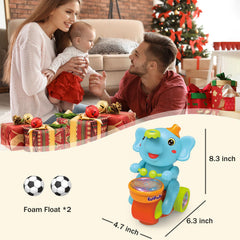 ARHEQI elephant toy obstacle-avoidance supports independent exploration