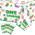 ArianQicult dinosaur tablecloth pattern for party decor and theme cohesion.