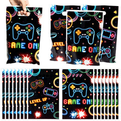 ArianQicult video game bags neon front pattern for vibrant party decor.