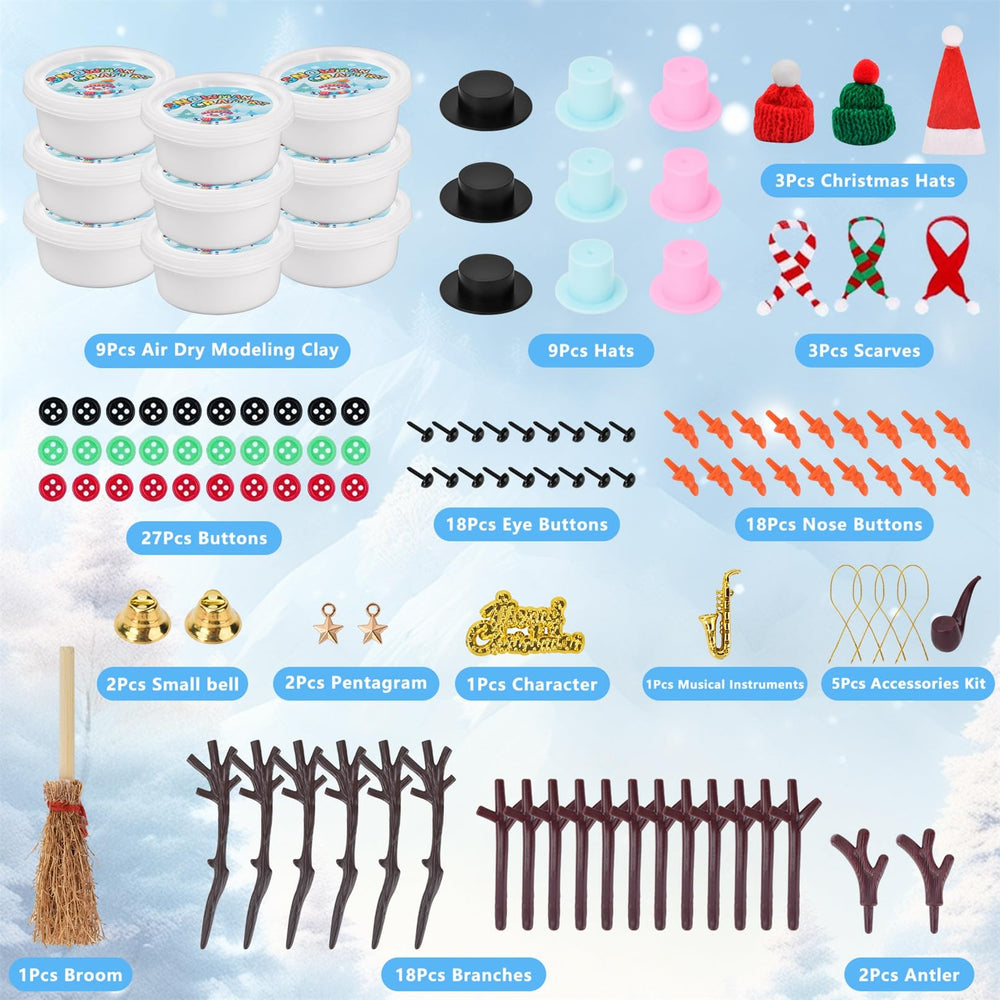 Ariepoue snowman accessories for varied, imaginative designs.