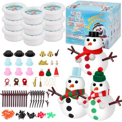 Ariepoue snowman crafting kit contents for creative play.