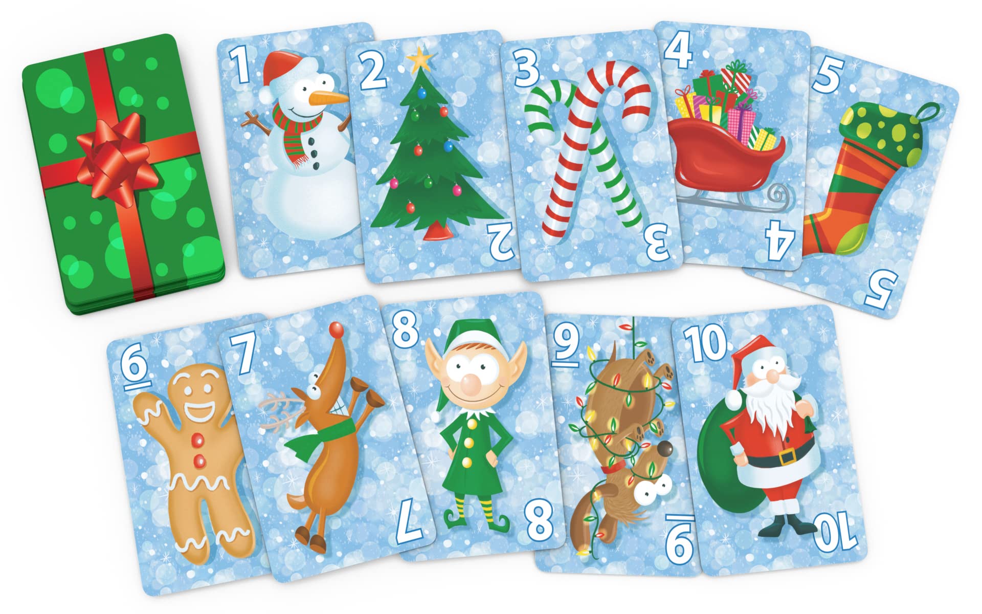 Arizona GameCo Christmas illustrated cards spark easy learning and cooperative play.