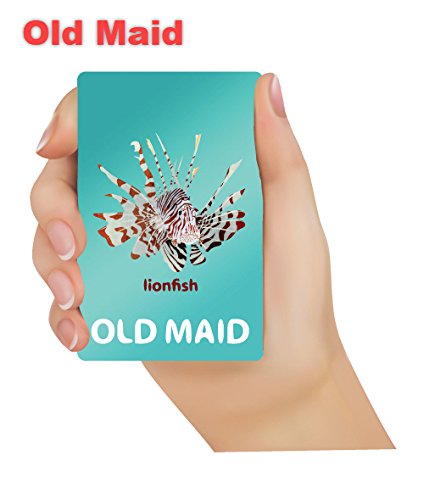 GO FISH Untamed Oceans Old Maid theme cards for classic game vibes