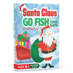 Arizona GameCo Santa Claus Go Fish deck with festive artwork for quick holiday play.