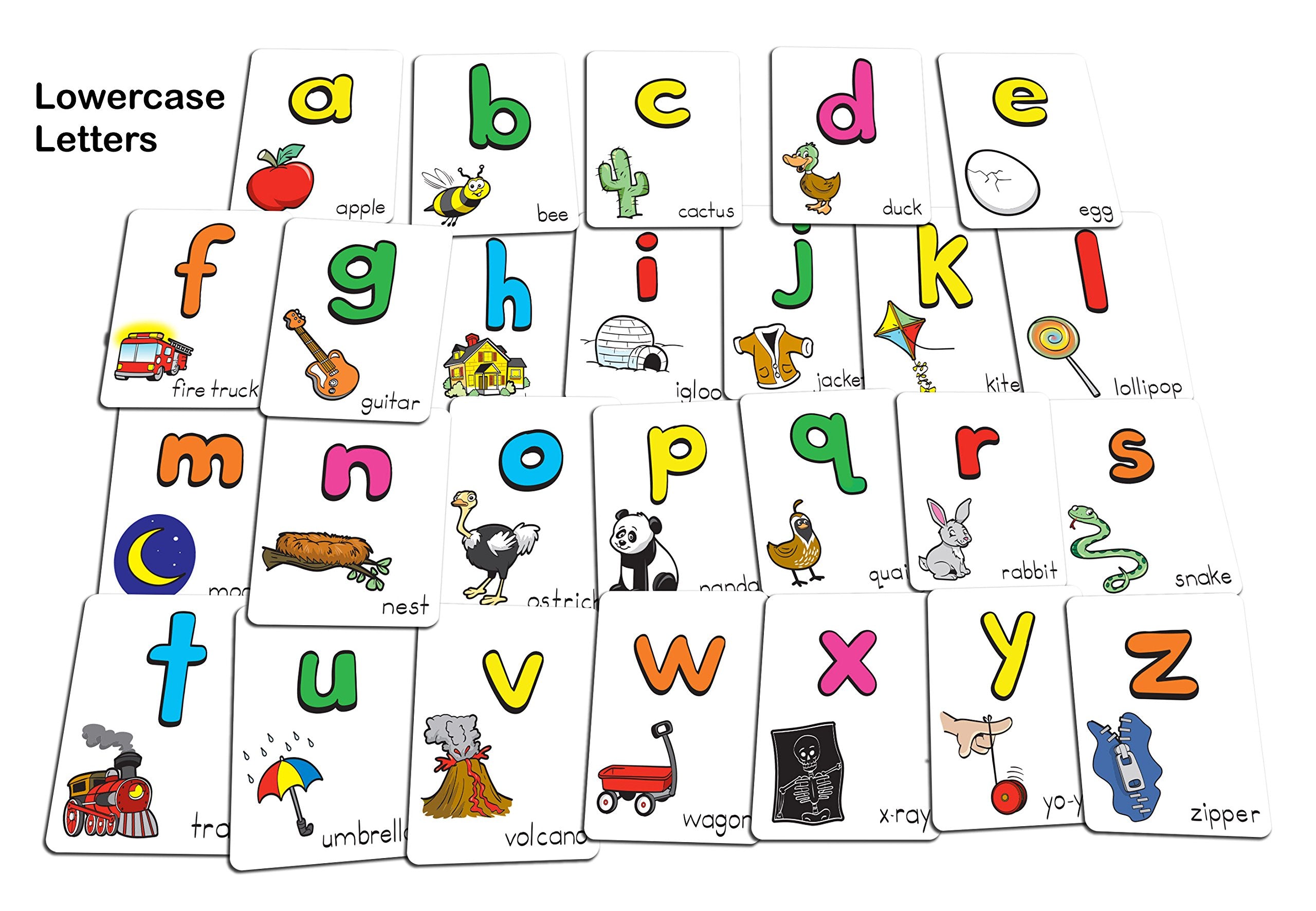 Vowel sounds cards from Arizona GameCo to distinguish long and short vowels