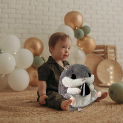 Arkdorz hamster plush in bedroom decor adding cute warmth and charm