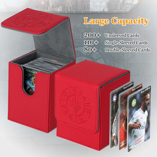 Arkeiliy card deck box inner layout shows organized compartments for quick access