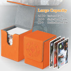 Arkeiliy Card Deck Box interior organization keeps 110+ cards neatly ready