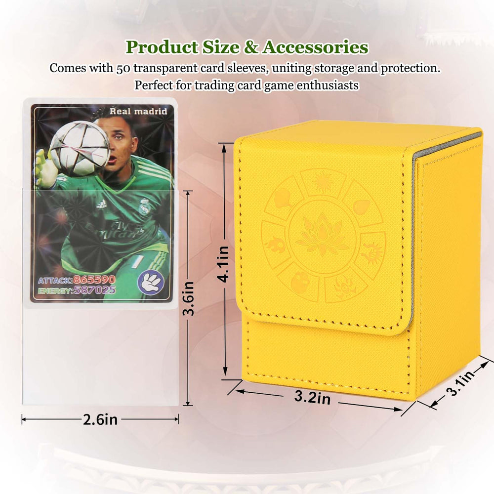 Arkeiliy card sleeve included helps protect your deck right away