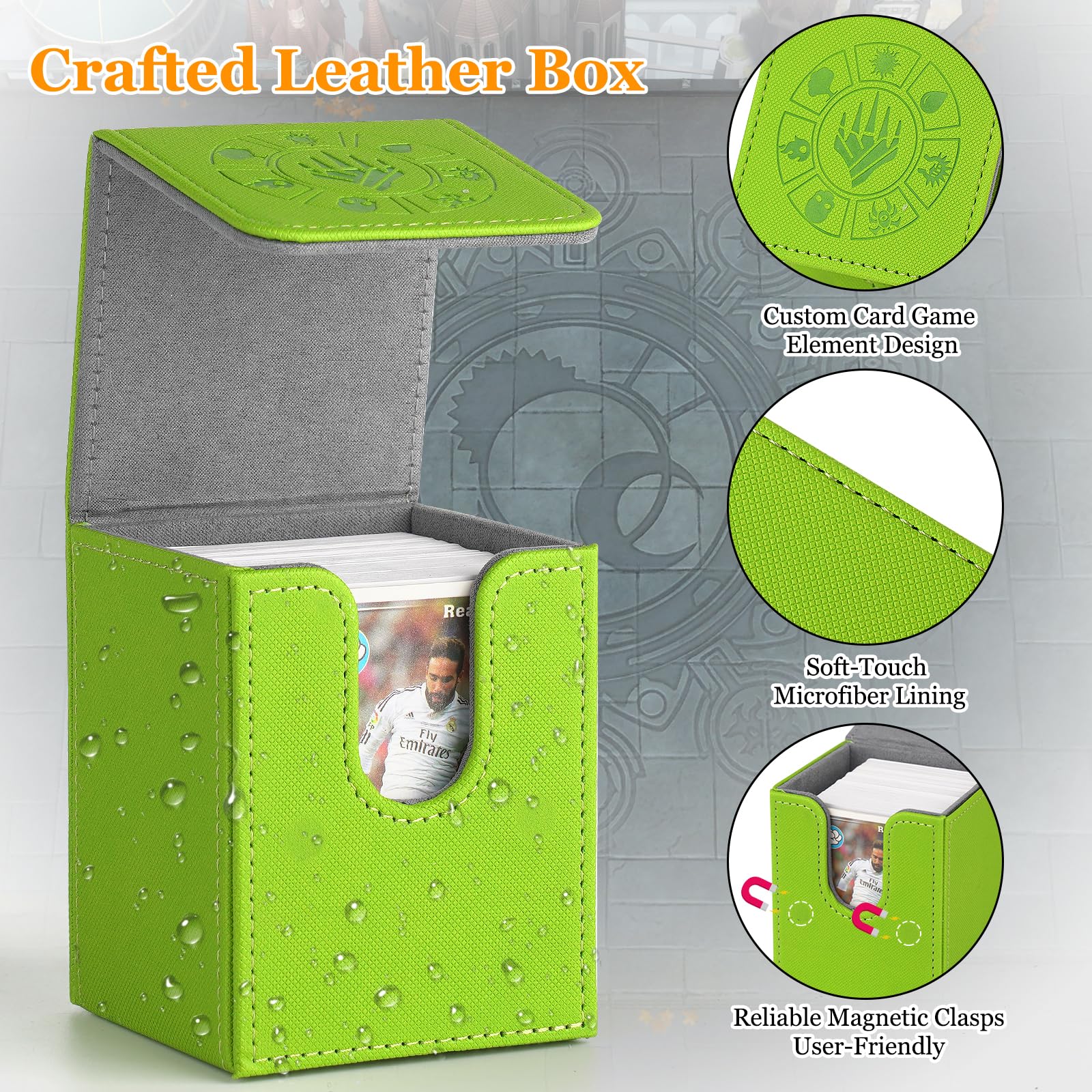 Arkeiliy Deck Box Magnetic Buckle demonstrates secure closure for transport.
