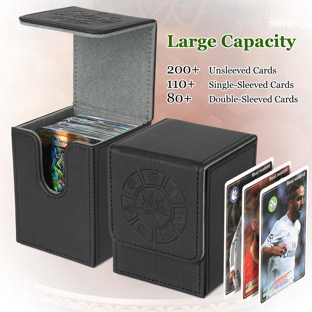 Arkeiliy MTG deck box lid open reveals organized interior for quick access.