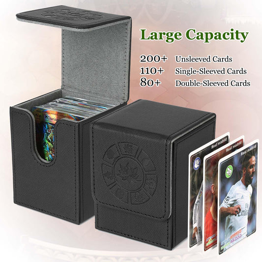 Arkeiliy MTG deck box lid open reveals organized interior for quick access.