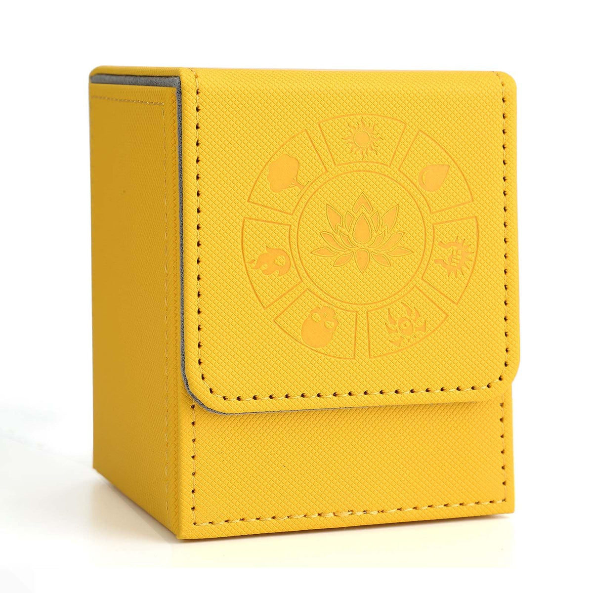 Arkeiliy MTG deck box with 50-sleeve pack for quick gameplay organization