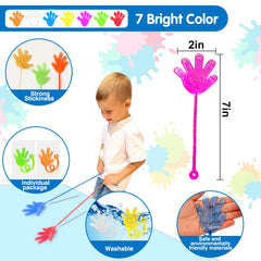 Armaytoy green glow sticky hands perfect for carnival prizes and crafts