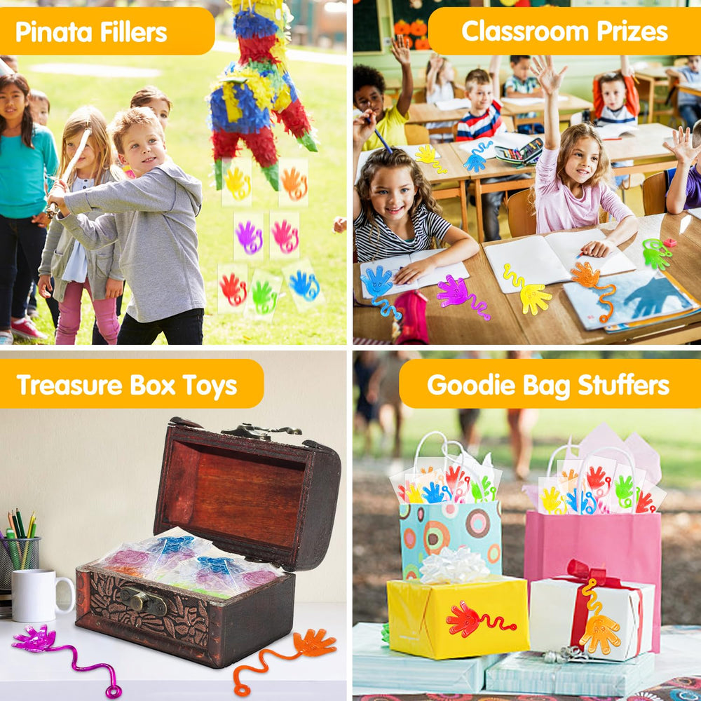 Armaytoy sticky hands bulk packs simplify party planning for classrooms.