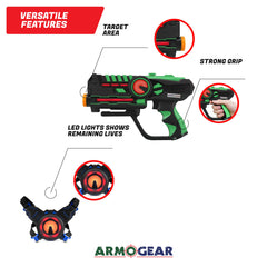 ArmoGear invisibility mode adds stealth to your battles.